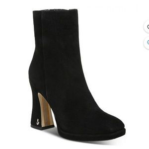 Sam Edelman Jaye Suede Ankle Booties Size 11